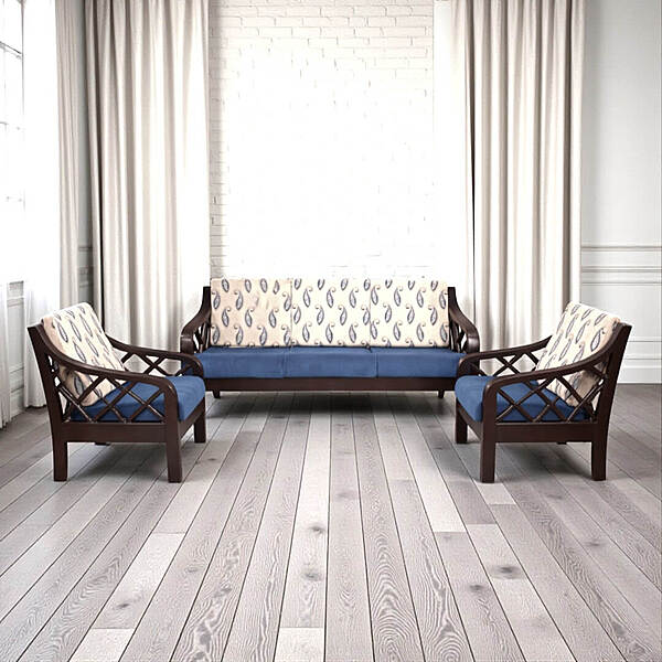 Rinki 'C' SS043 - Wooden Sofa Set | JFA.IN